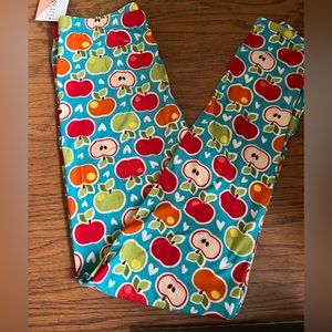 Apple/teacher leggings
